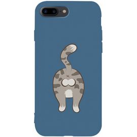 Купить Чехол-накладка TOTO Matt TPU 2mm Print Case Apple iPhone 7 Plus/8 Plus #62 Catzad Navy Blue, фото , характеристики, отзывы