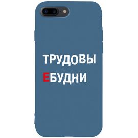 Придбати Чехол-накладка TOTO Matt TPU 2mm Print Case Apple iPhone 7 Plus/8 Plus #78 Budni Navy Blue, image , характеристики, відгуки