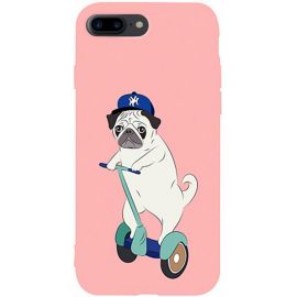 Придбати Чехол-накладка TOTO Matt TPU 2mm Print Case Apple iPhone 7 Plus/8 Plus #2 Dog Skate Pink, image , характеристики, відгуки