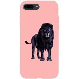 Придбати Чехол-накладка TOTO Matt TPU 2mm Print Case Apple iPhone 7 Plus/8 Plus #36 Blacklion Pink, image , характеристики, відгуки