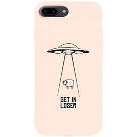 Купить Чехол-накладка TOTO Pure TPU 2mm Print Case Apple iPhone 7 Plus/8 Plus #70 Get Loser Sand pink, фото , характеристики, отзывы