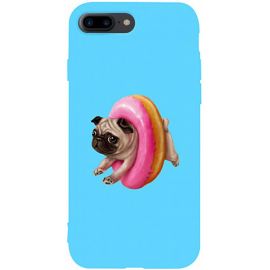 Купить Чехол-накладка TOTO Matt TPU 2mm Print Case Apple iPhone 7 Plus/8 Plus #34 Dog Donat Sky Blue, фото , характеристики, отзывы