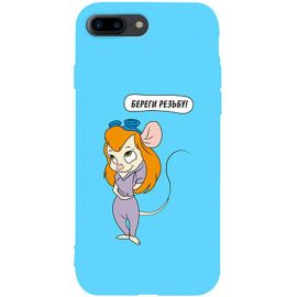 Купить Чехол-накладка TOTO Matt TPU 2mm Print Case Apple iPhone 7 Plus/8 Plus #72 Rezba Sky Blue, фото , характеристики, отзывы