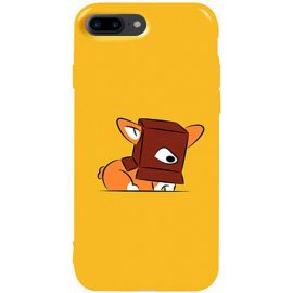 Купить Чехол-накладка TOTO Pure TPU 2mm Print Case Apple iPhone 7 Plus/8 Plus #31 Korgi Yellow, фото , характеристики, отзывы