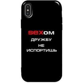 Придбати Чехол-накладка TOTO Pure TPU 2mm Print Case Apple iPhone X/XS #22 Sex Black, image , характеристики, відгуки