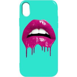 Купить Чехол-накладка TOTO Pure TPU 2mm Print Case Apple iPhone X/XS #32 Lips Mint, фото , характеристики, отзывы