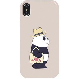 Купить Чехол-накладка TOTO Pure TPU 2mm Print Case Apple iPhone X/XS #69 Pandabag Stone, фото , характеристики, отзывы