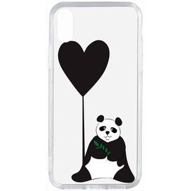 Придбати Чехол-накладка TOTO Acrylic+TPU Print Case Apple iPhone X/XS #53 Panda B Transparent, image , характеристики, відгуки