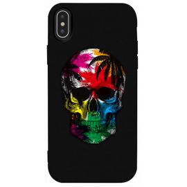 Купить Чехол-накладка TOTO Matt TPU 2mm Print Case Apple iPhone XS Max #29 Skull Black, фото , характеристики, отзывы