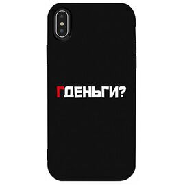 Купить Чехол-накладка TOTO Matt TPU 2mm Print Case Apple iPhone XS Max #61 Gdedengi Black, фото , характеристики, отзывы