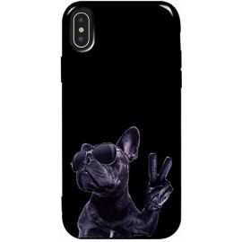 Купить Чехол-накладка TOTO Pure TPU 2mm Print Case Apple iPhone XS Max #80 Cooldog Black, фото , характеристики, отзывы