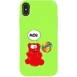 Придбати Чехол-накладка TOTO Pure TPU 2mm Print Case Apple iPhone XS Max #14 Valera Candy Green, image , характеристики, відгуки