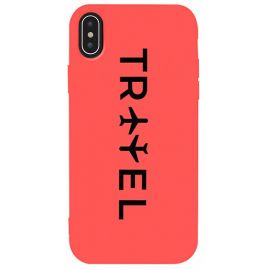 Купить Чехол-накладка TOTO Matt TPU 2mm Print Case Apple iPhone XS Max #45 Travel Orange, фото , характеристики, отзывы