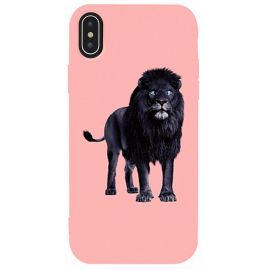 Купить Чехол-накладка TOTO Matt TPU 2mm Print Case Apple iPhone XS Max #36 Blacklion Pink, фото , характеристики, отзывы