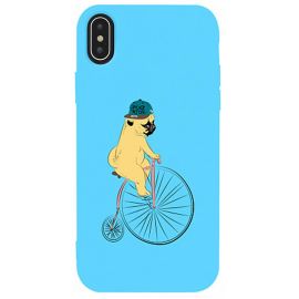 Купить Чехол-накладка TOTO Matt TPU 2mm Print Case Apple iPhone XS Max #10 Dog Ride Sky Blue, фото , характеристики, отзывы