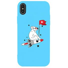 Купить Чехол-накладка TOTO Matt TPU 2mm Print Case Apple iPhone XS Max #46 Koala Sky Blue, фото , характеристики, отзывы