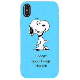 Купить Чехол-накладка TOTO Matt TPU 2mm Print Case Apple iPhone XS Max #64 Snoopy Sky Blue, фото , характеристики, отзывы