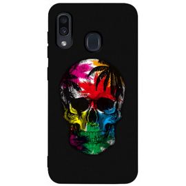 Купить Чехол-накладка TOTO Matt TPU 2mm Print Case Samsung Galaxy A20/A30 #29 Skull Black, фото , характеристики, отзывы