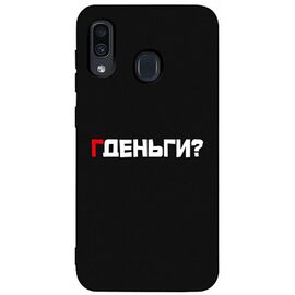 Купить Чехол-накладка TOTO Matt TPU 2mm Print Case Samsung Galaxy A20/A30 #61 Gdedengi Black, фото , характеристики, отзывы