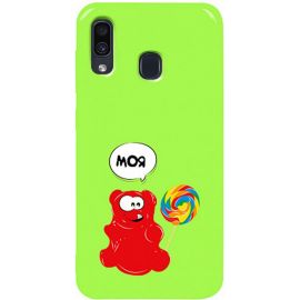 Купить Чехол-накладка TOTO Pure TPU 2mm Print Case Samsung Galaxy A20/A30 #14 Valera Candy Green, фото , характеристики, отзывы