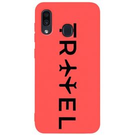 Купить Чехол-накладка TOTO Matt TPU 2mm Print Case Samsung Galaxy A20/A30 #45 Travel Orange, фото , характеристики, отзывы