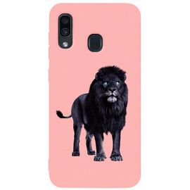 Купить Чехол-накладка TOTO Matt TPU 2mm Print Case Samsung Galaxy A20/A30 #36 Blacklion Pink, фото , характеристики, отзывы