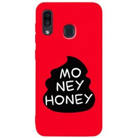 Купить Чехол-накладка TOTO Matt TPU 2mm Print Case Samsung Galaxy A20/A30 #43 Moneyhoney Red, фото , характеристики, отзывы