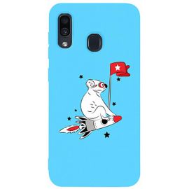 Купить Чехол-накладка TOTO Matt TPU 2mm Print Case Samsung Galaxy A20/A30 #46 Koala Sky Blue, фото , характеристики, отзывы