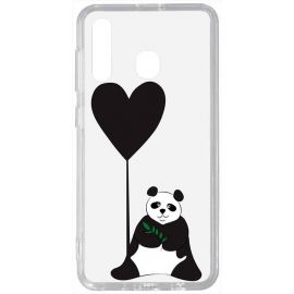 Купить Чехол-накладка TOTO Acrylic+TPU Print Case Samsung Galaxy A20/A30 #53 Panda B Transparent, фото , характеристики, отзывы