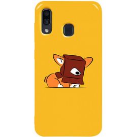 Купить Чехол-накладка TOTO Pure TPU 2mm Print Case Samsung Galaxy A20/A30 #31 Korgi Yellow, фото , характеристики, отзывы