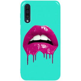 Купить Чехол-накладка TOTO Pure TPU 2mm Print Case Samsung Galaxy A30s/A50/A50s #32 Lips Mint, фото , характеристики, отзывы