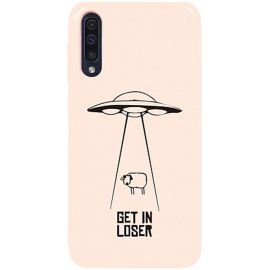 Купить Чехол-накладка TOTO Pure TPU 2mm Print Case Samsung Galaxy A30s/A50/A50s #70 Get Loser Sand pink, фото , характеристики, отзывы