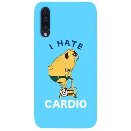 Купить Чехол-накладка TOTO Matt TPU 2mm Print Case Samsung Galaxy A30s/A50/A50s #5 Hate Cardio Sky Blue, фото , характеристики, отзывы