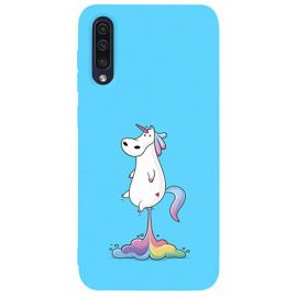 Купить Чехол-накладка TOTO Matt TPU 2mm Print Case Samsung Galaxy A30s/A50/A50s #30 Unicorn Puk Sky Blue, фото , характеристики, отзывы