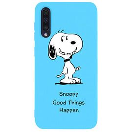 Купить Чехол-накладка TOTO Matt TPU 2mm Print Case Samsung Galaxy A30s/A50/A50s #64 Snoopy Sky Blue, фото , характеристики, отзывы