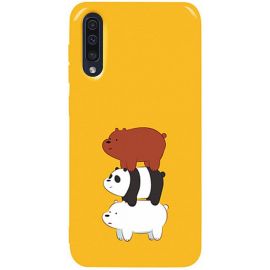 Купить Чехол-накладка TOTO Pure TPU 2mm Print Case Samsung Galaxy A30s/A50/A50s #13 Bears Yellow, фото , характеристики, отзывы