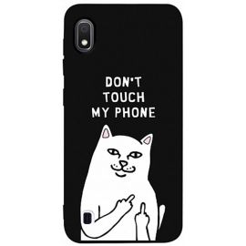 Купить Чехол-накладка TOTO Matt TPU 2mm Print Case Samsung Galaxy A10 #58 Cat Dontouch Black, фото , характеристики, отзывы