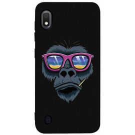 Купить Чехол-накладка TOTO Matt TPU 2mm Print Case Samsung Galaxy A10 #67 Monkey Glass Black, фото , характеристики, отзывы