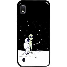 Придбати Чехол-накладка TOTO Pure TPU 2mm Print Case Samsung Galaxy A10 #40 Ufo Moon Black, image , характеристики, відгуки