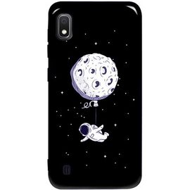 Купить Чехол-накладка TOTO Pure TPU 2mm Print Case Samsung Galaxy A10 #47 Space Moon Black, фото , характеристики, отзывы