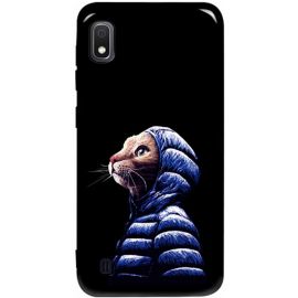 Купить Чехол-накладка TOTO Pure TPU 2mm Print Case Samsung Galaxy A10 #76 Catcoat Black, фото , характеристики, отзывы