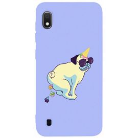 Купить Чехол-накладка TOTO Matt TPU 2mm Print Case Samsung Galaxy A10 #77 Kakedog Light Purple, фото , характеристики, отзывы