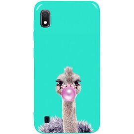 Придбати Чехол-накладка TOTO Pure TPU 2mm Print Case Samsung Galaxy A10 #38 Ostrich Gum Mint, image , характеристики, відгуки