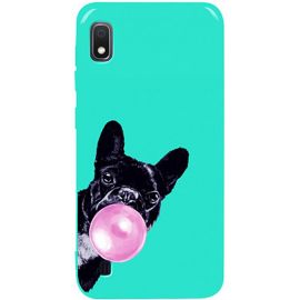 Купить Чехол-накладка TOTO Pure TPU 2mm Print Case Samsung Galaxy A10 #75 Bubbledog Mint, фото , характеристики, отзывы