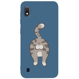 Придбати Чехол-накладка TOTO Matt TPU 2mm Print Case Samsung Galaxy A10 #62 Catzad Navy Blue, image , характеристики, відгуки