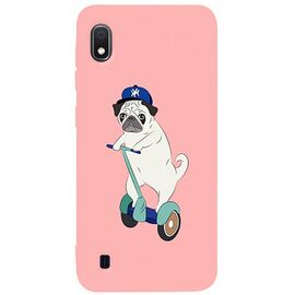 Купить Чехол-накладка TOTO Matt TPU 2mm Print Case Samsung Galaxy A10 #2 Dog Skate Pink, фото , характеристики, отзывы
