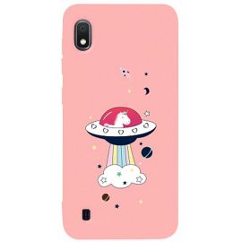 Придбати Чехол-накладка TOTO Matt TPU 2mm Print Case Samsung Galaxy A10 #17 Ufo Pink, image , характеристики, відгуки