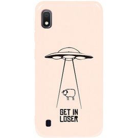 Купить Чехол-накладка TOTO Pure TPU 2mm Print Case Samsung Galaxy A10 #70 Get Loser Sand pink, фото , характеристики, отзывы