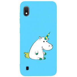 Придбати Чехол-накладка TOTO Matt TPU 2mm Print Case Samsung Galaxy A10 #1 Unicorn Circle Sky Blue, image , характеристики, відгуки