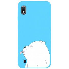 Придбати Чехол-накладка TOTO Matt TPU 2mm Print Case Samsung Galaxy A10 #57 Bear Tongue Sky Blue, image , характеристики, відгуки